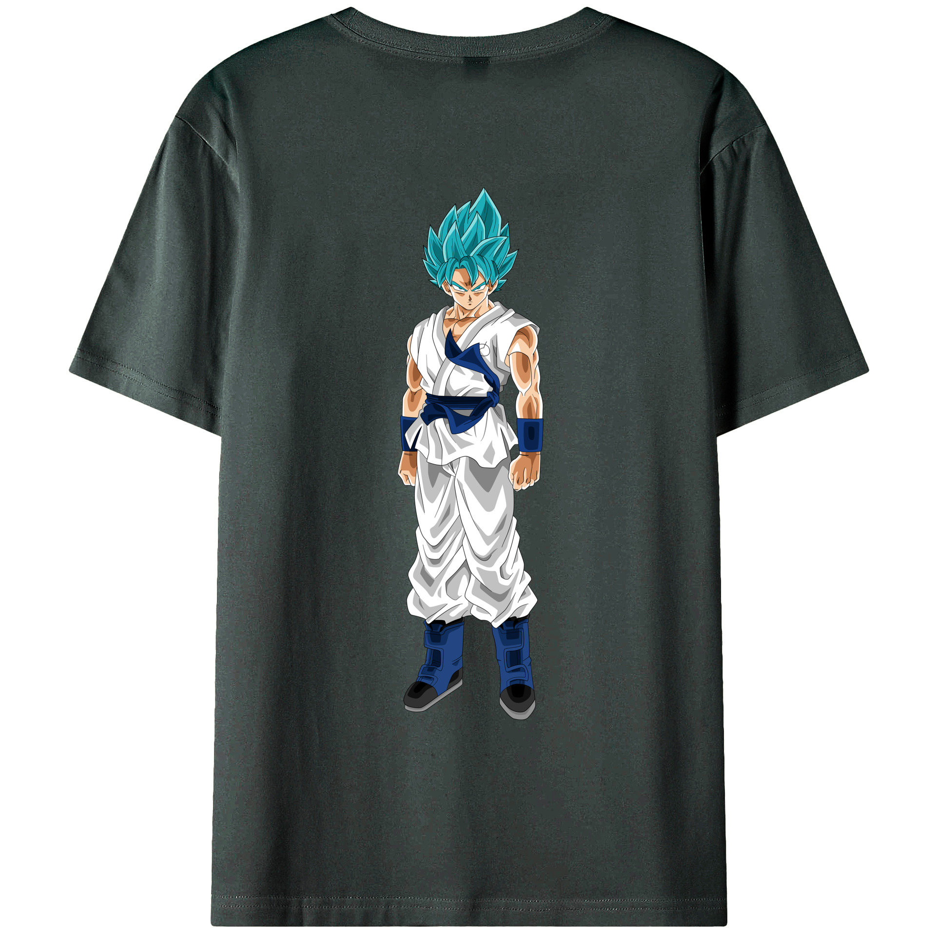 （画像用） ドラゴンボール 孫 悟飯（そんごはん）DRAGON BALL Son Gohan 綿100％ メンズ半袖Tシャツ（バックプリント） 通気性